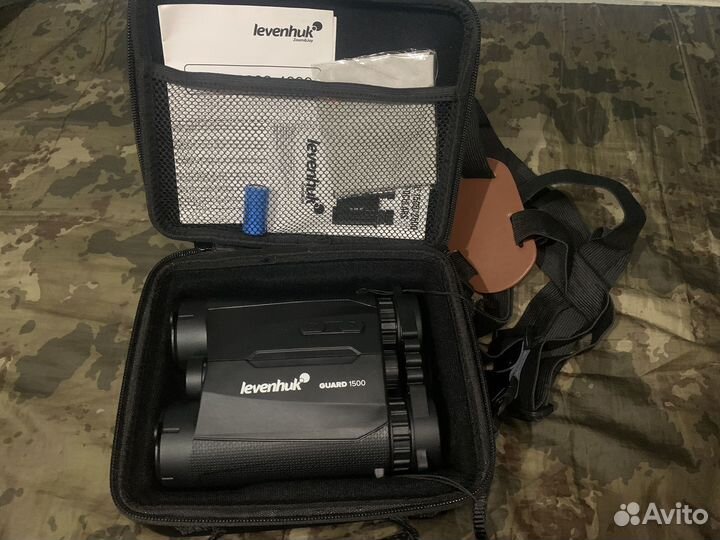 Бинокль с дальномером levenhuk