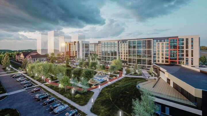 2-к. квартира, 46,1 м², 5/18 эт.