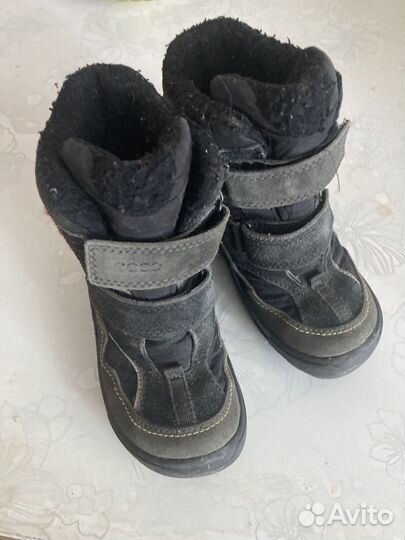 Сапоги зимние ecco 28
