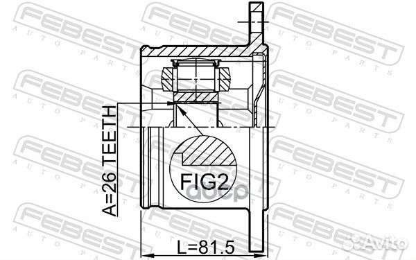 ШРУС внутренний правый 0211-T30RH Febest