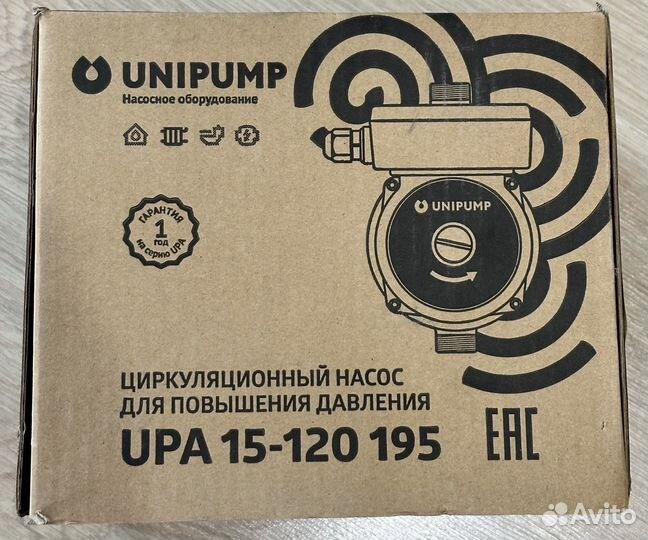 Циркуляционный насос для повыш давления Unipump