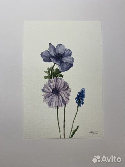 Акварельные открытки