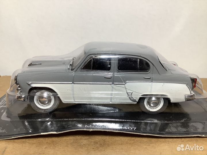Модель автомобиля Москвич-407 1:43 деа