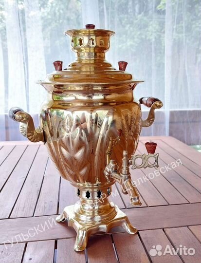 Новый самовар на дровах. Эксклюзив из Тулы