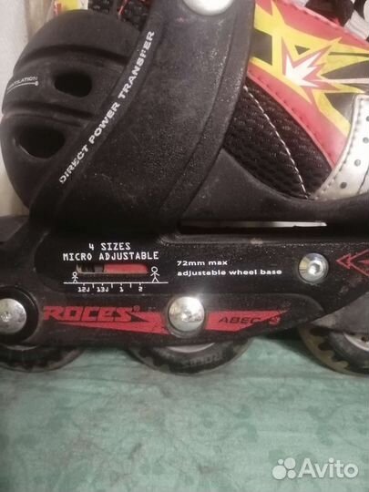 Роликовые коньки roces 30-35р