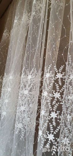 Тюль готовая новая