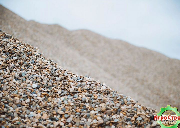 Щебень гравийный с доставкой