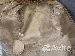 Дубленка для девочки натуральная 9-10 лет