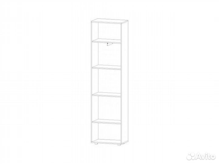 Инфинити Шкаф-пенал ясень шимо