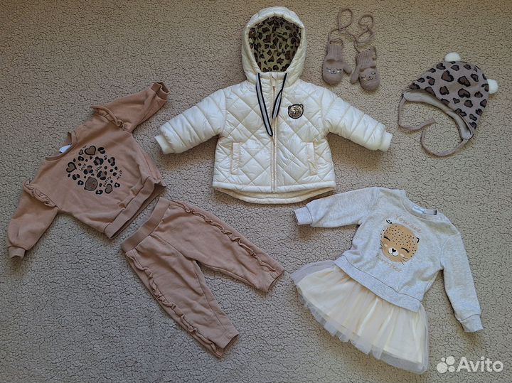 Вещи пакетом для девочки Baby go trend р. 80