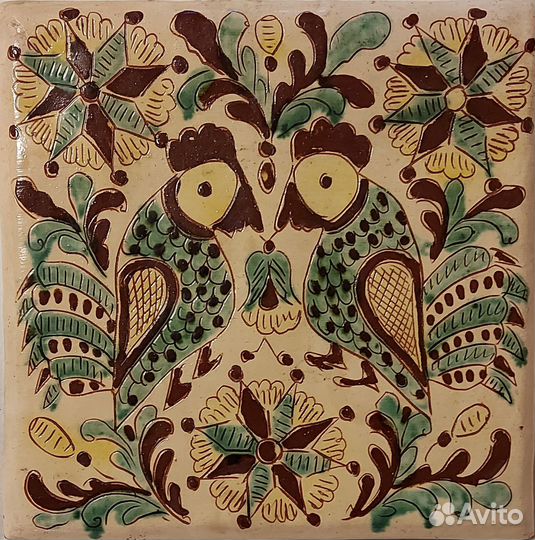 Гуцульские изразцы (керамика) бронь