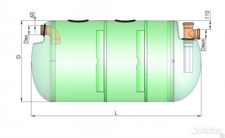 Септик Флотенк гео-1 / Доставка и Установка