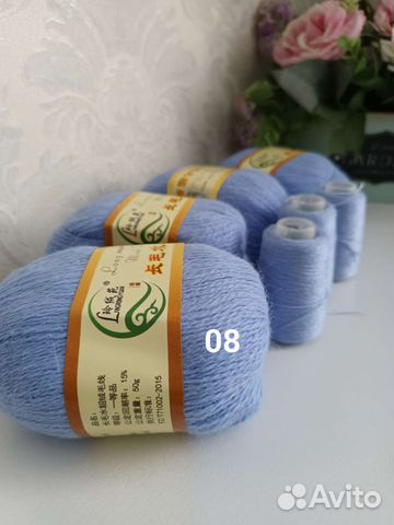 Пряжа пух норки