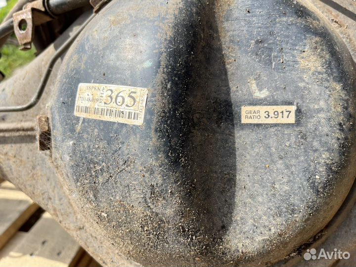 Задний мост всборе mitsubishi l200