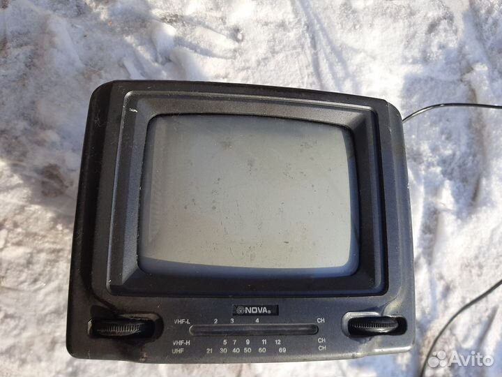 Телевизор Nova 12v\220v Ч\Б