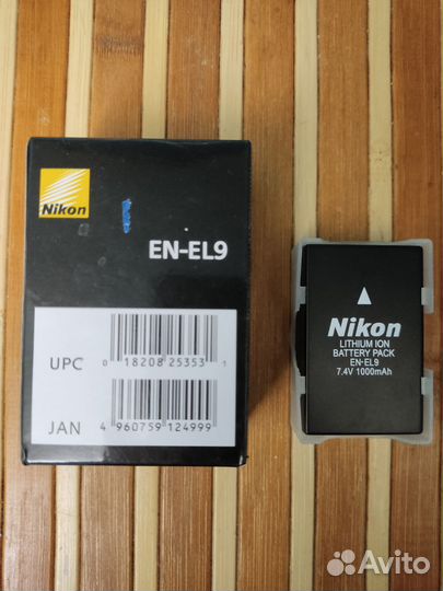 Аккумулятор для фотоаппарата Nikon EN-EL9/9a