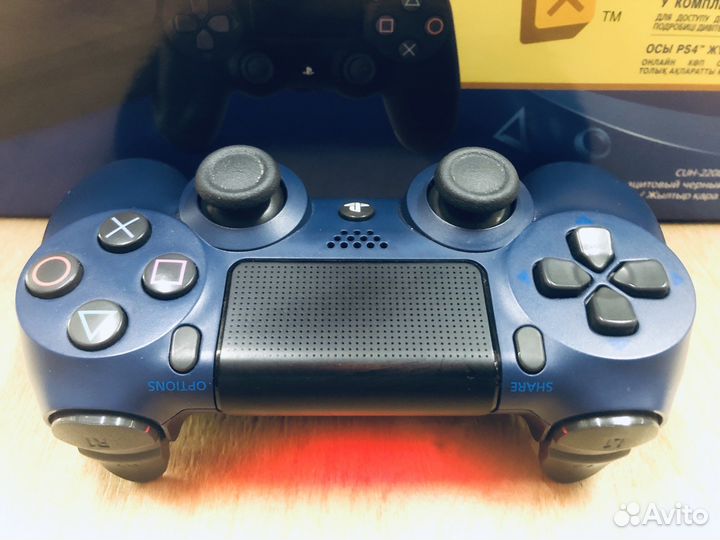 Геймпад ps4 оригинальный темно синий