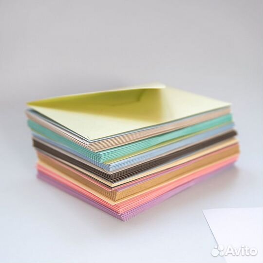 Конверты 60 штук цвет cиреневый