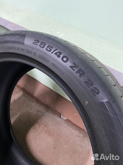 Continental ContiSportContact 5P 285/40 R22 и 325/35 R22