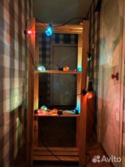 Ретро-гирлянда с большими лампами икеа