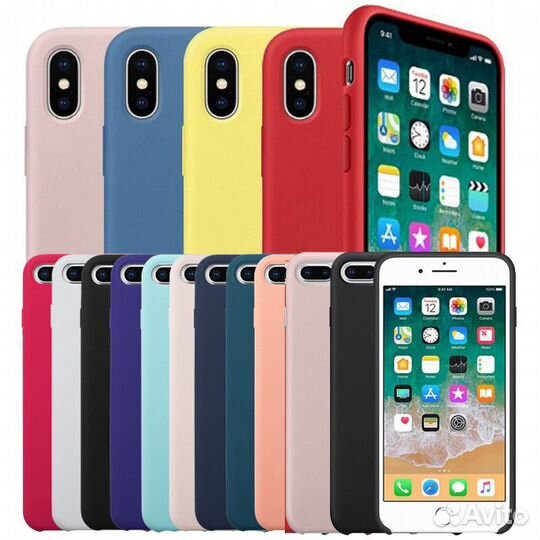 Чехлы Silicon Case на iPhone