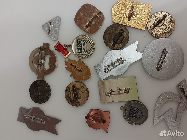 Значки гдр,СССР