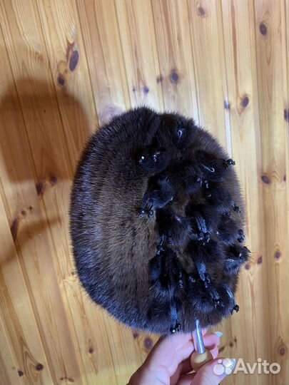 Шапка натуральная норка