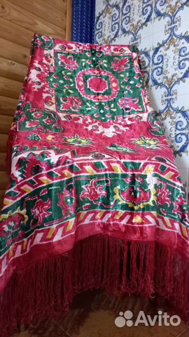 Скатерть бархатная бархат гдр СССР