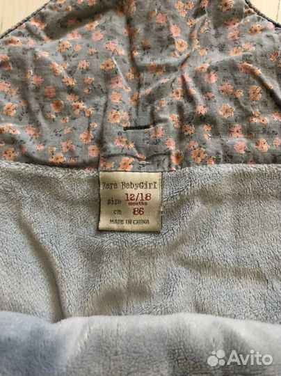 Джинсовый комбинезон на девочку zara