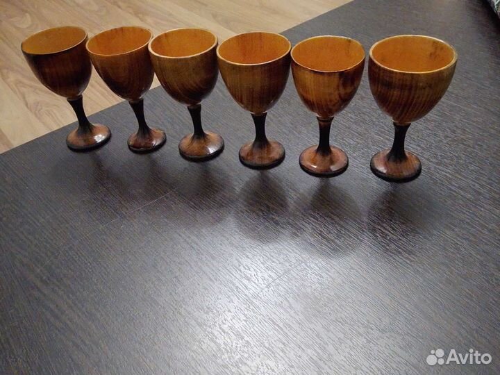 Рюмки деревянные СССР