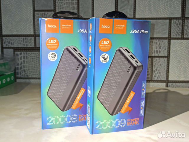 Внешний аккумулятор power bank 20000 mAh