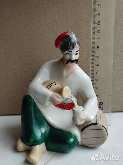 Статуэтка Казак с вином Полонное зхк 60-е г