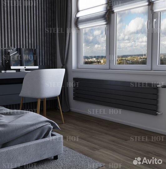 Вертикальный трубчатый радиатор Steel от завода