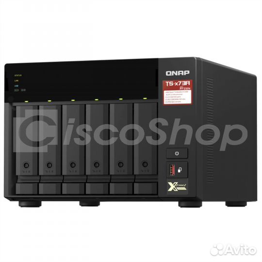 Сетевое хранилище Qnap TS-673A-8G, 6xsata 2,5