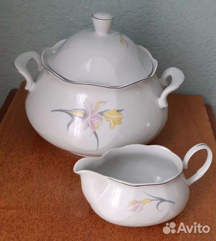 Новые польские супница и соусник Lubiana