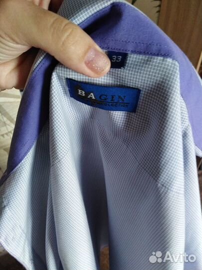 Рубашка на мальчика 8-9 лет (134-140)