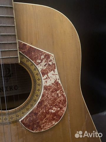 Гитара 8 струн niko из СССР реставрация объявление продам