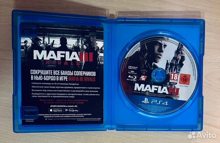 Диск Mafia 3 (ps4, рус) Cusa 03617