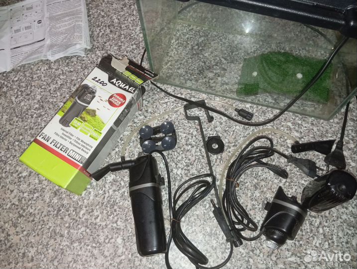 Аквариум с принадлежностями