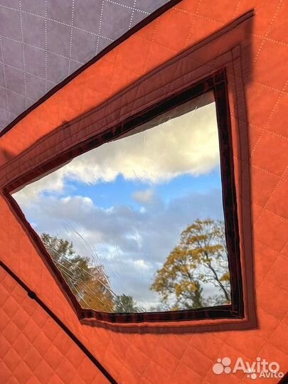 Зимняя палатка куб трехслойная