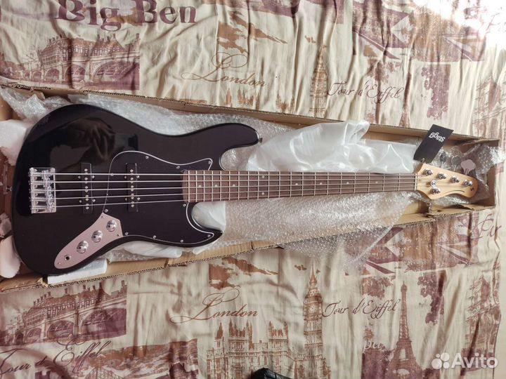 Бас гитара 5 струн Stagg SBJ-30 BLK 5S