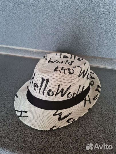 Шляпа соломенная детская