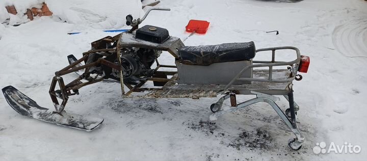 Самодельный снегоход