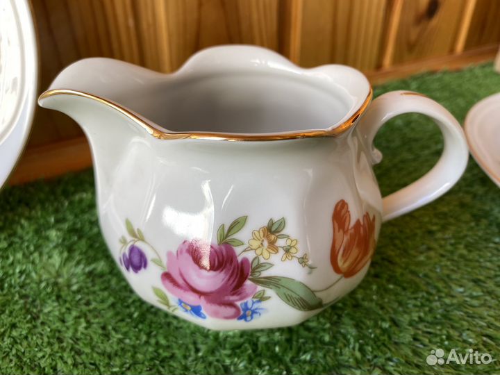 Сервиз Гдр Мейсенский букет Предметы