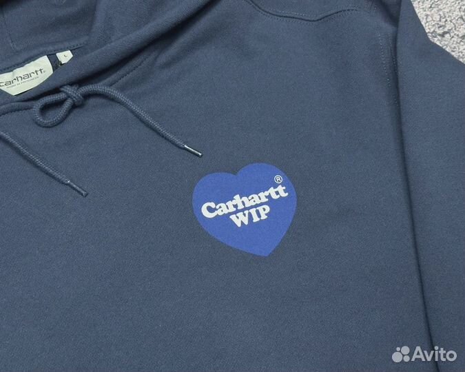 Худи Carhartt WIP Heart Hoodie Navy