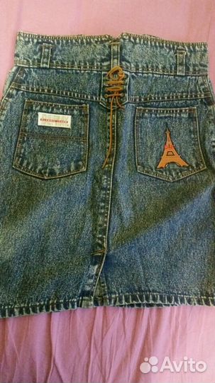 Юбка джинсовая