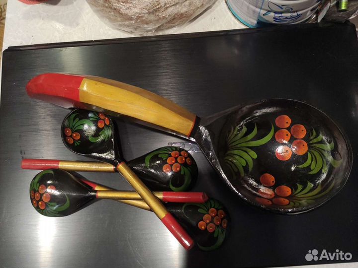 Комплект ложек и черпак