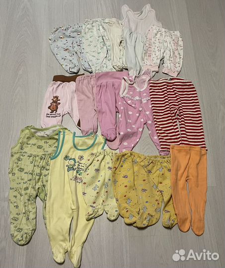 Пакет вещей на девочку 0-3 мес