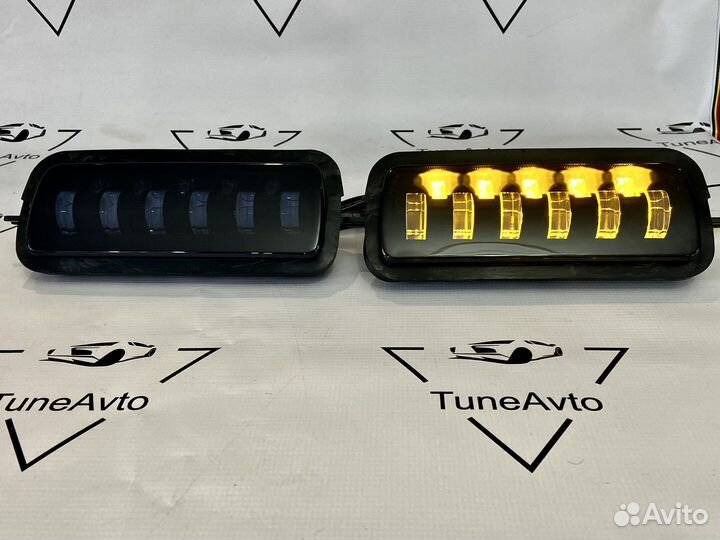 Нива подфарники светодиодные LED 11 линз