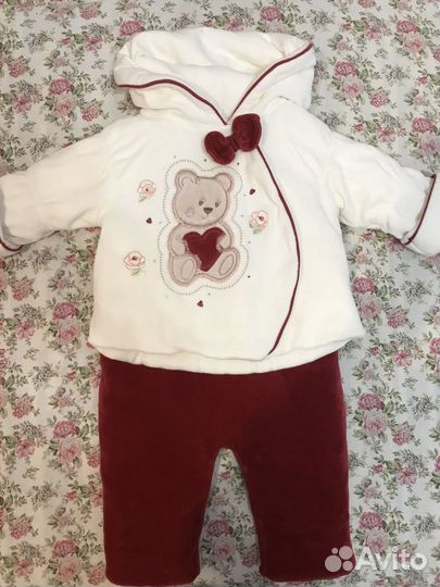 Костюм на девочку утеплённый